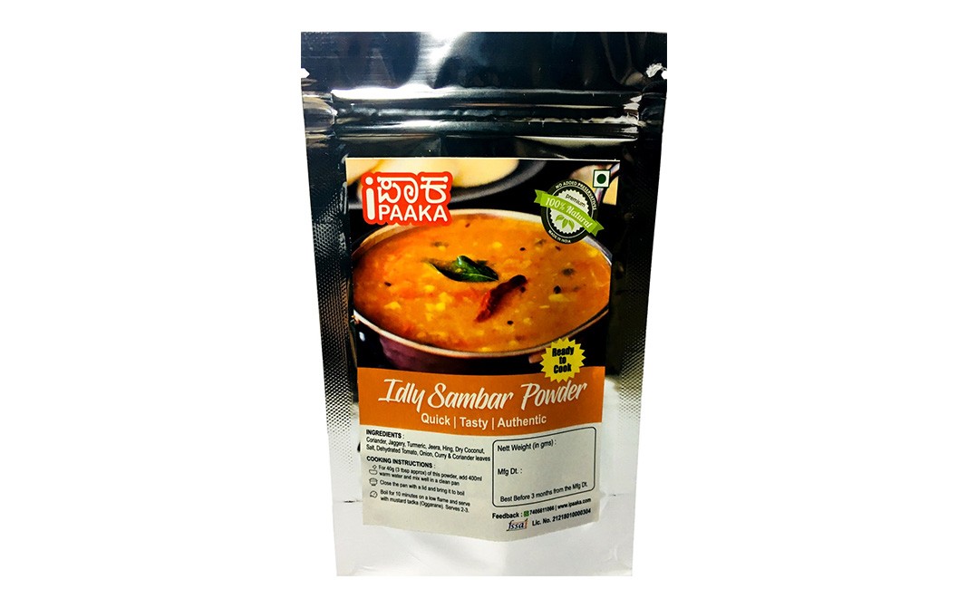 iPaaka Idly Sambar Powder    Pack  500 grams